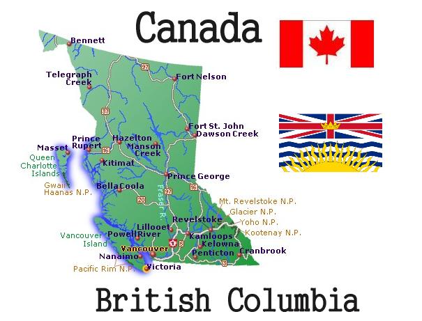 Map Of British Columbia. ritish-columbia-map « The non