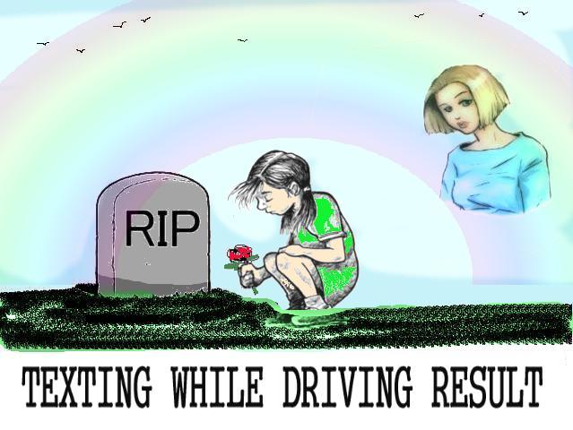 texting and driving accidents. of texting while driving